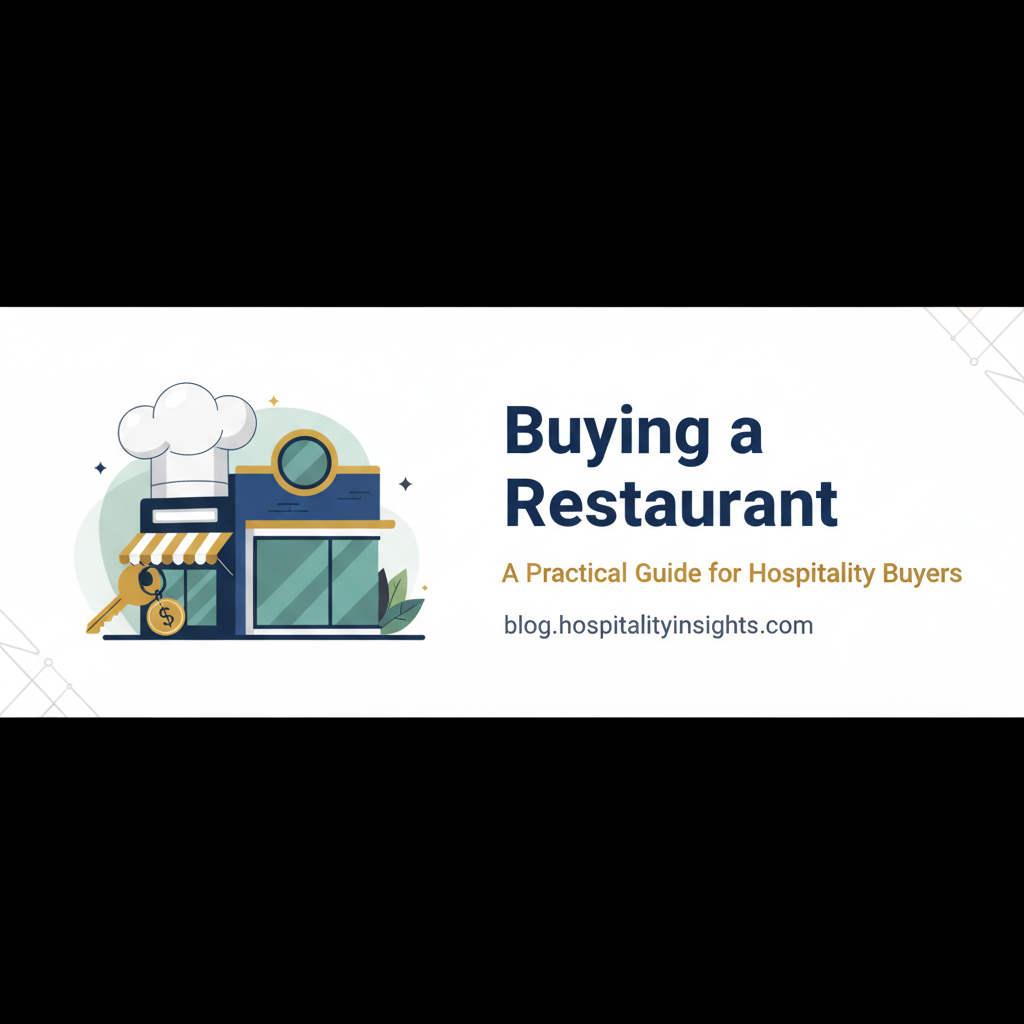 Buying a Restaurant – A Practical Guide for Hospitality Buyers