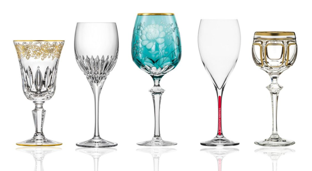 Crystal glasses collection