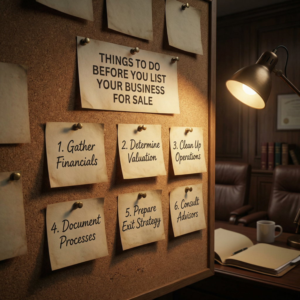 5 Things to Do Before You List Your Business for Sale