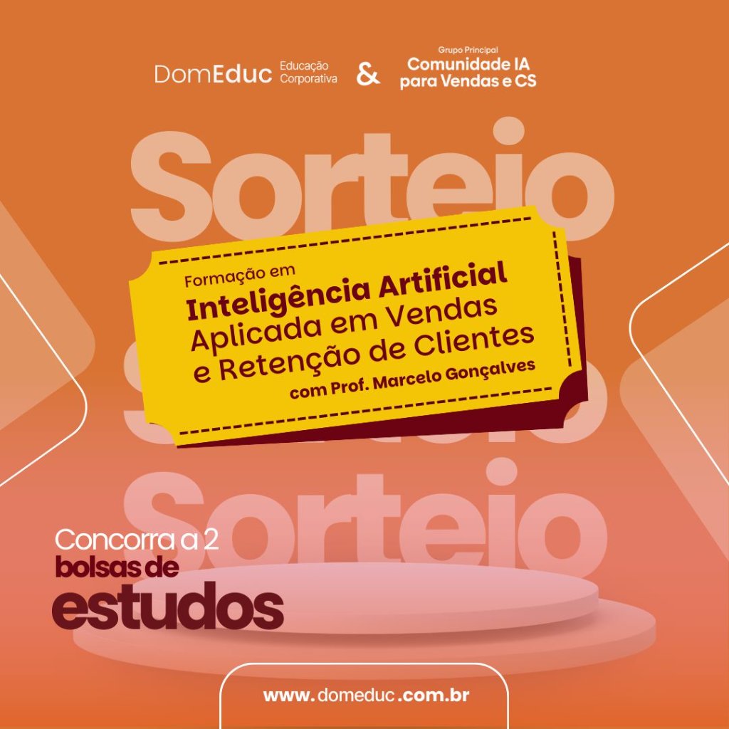 Sorteio DomEduc e Comunidade IA