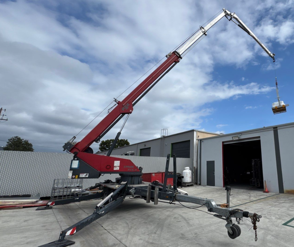 PTK 31 crane in operation mode