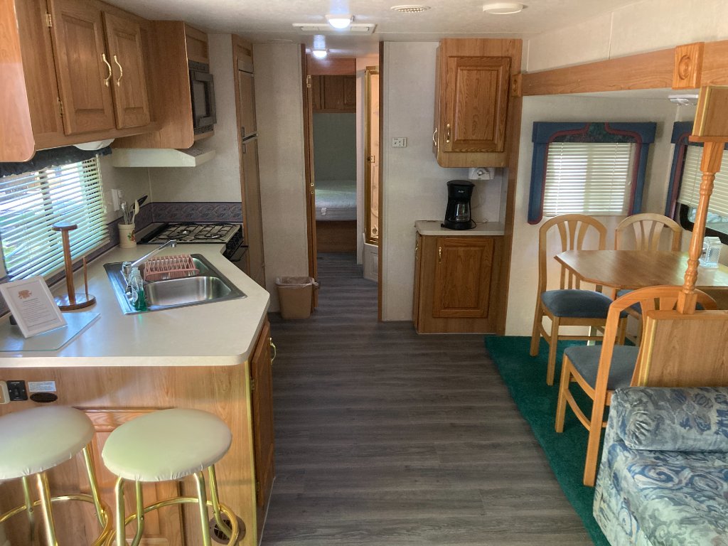 Coachmen kitchen and dining area
