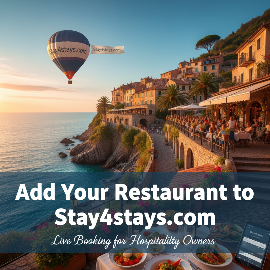 Add Your Restaurant to Stay4stays.com – Live Booking for Hospitality Owners - comprehensive travel guide with tips and accommodation options