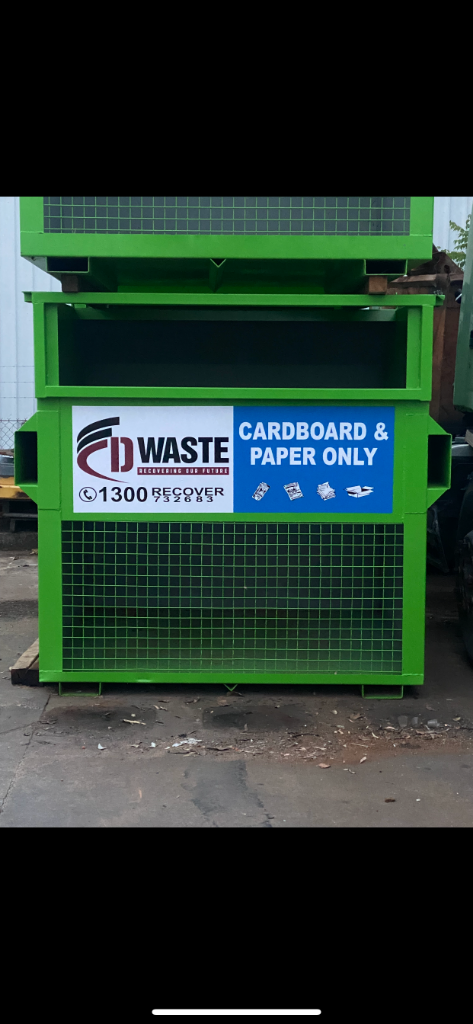 D Waste - Recycling Bin Sticker