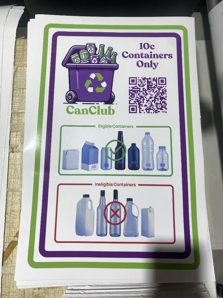 CanClub - Recycling Stickers