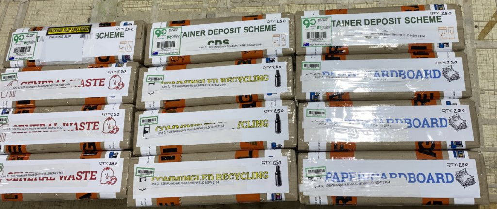 Recycling Stickers Set
