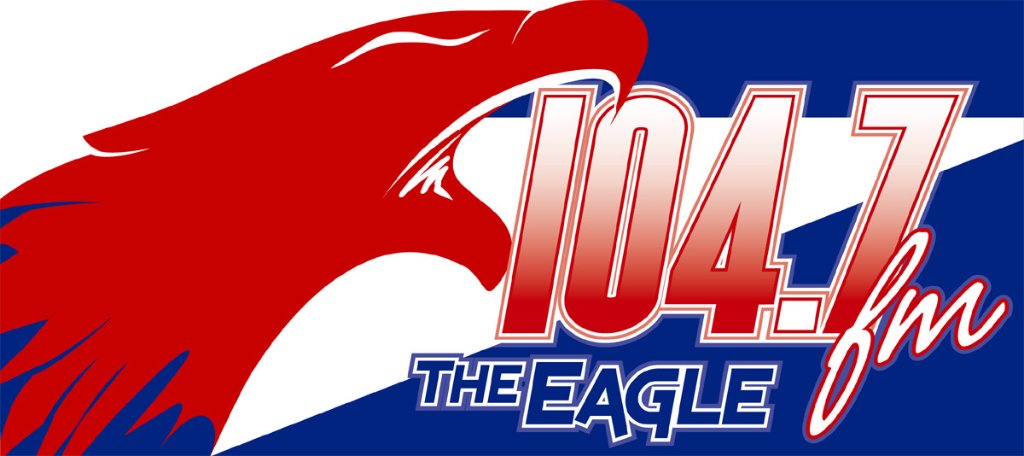 104.7 The Eagle Logo
