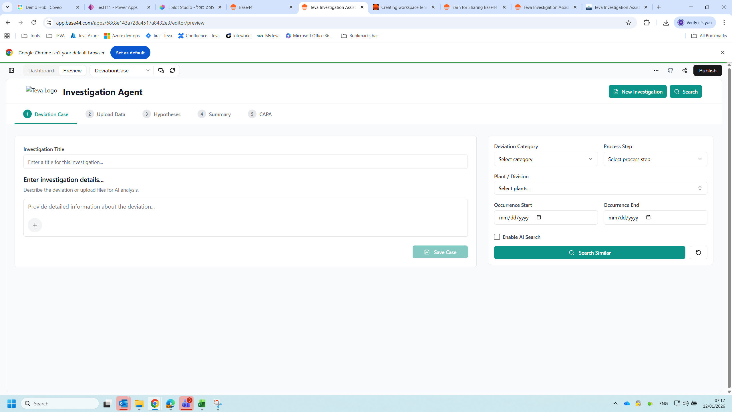 Green template preview