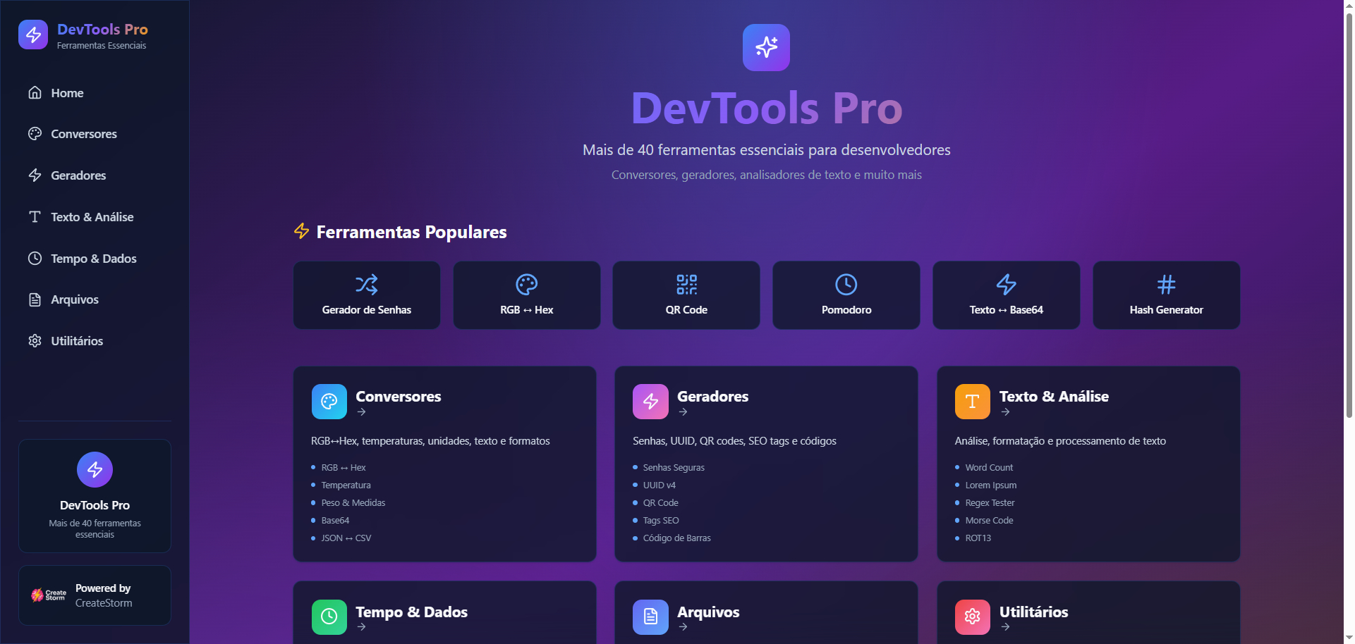 DevTools Pro - 45+ Developer Utilities (SaaS Ready) template preview