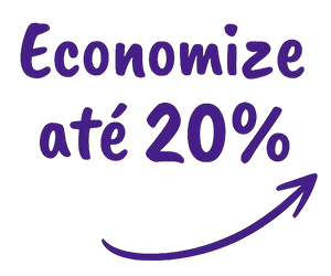 Economize até 20%