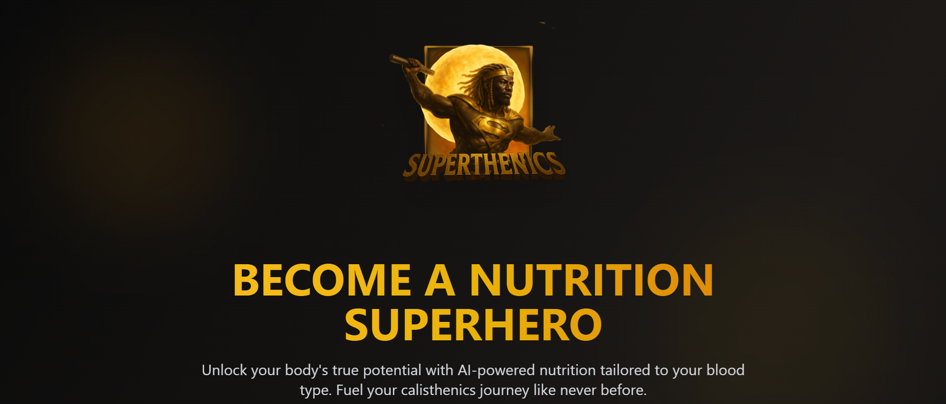 Supersthenics App  template preview