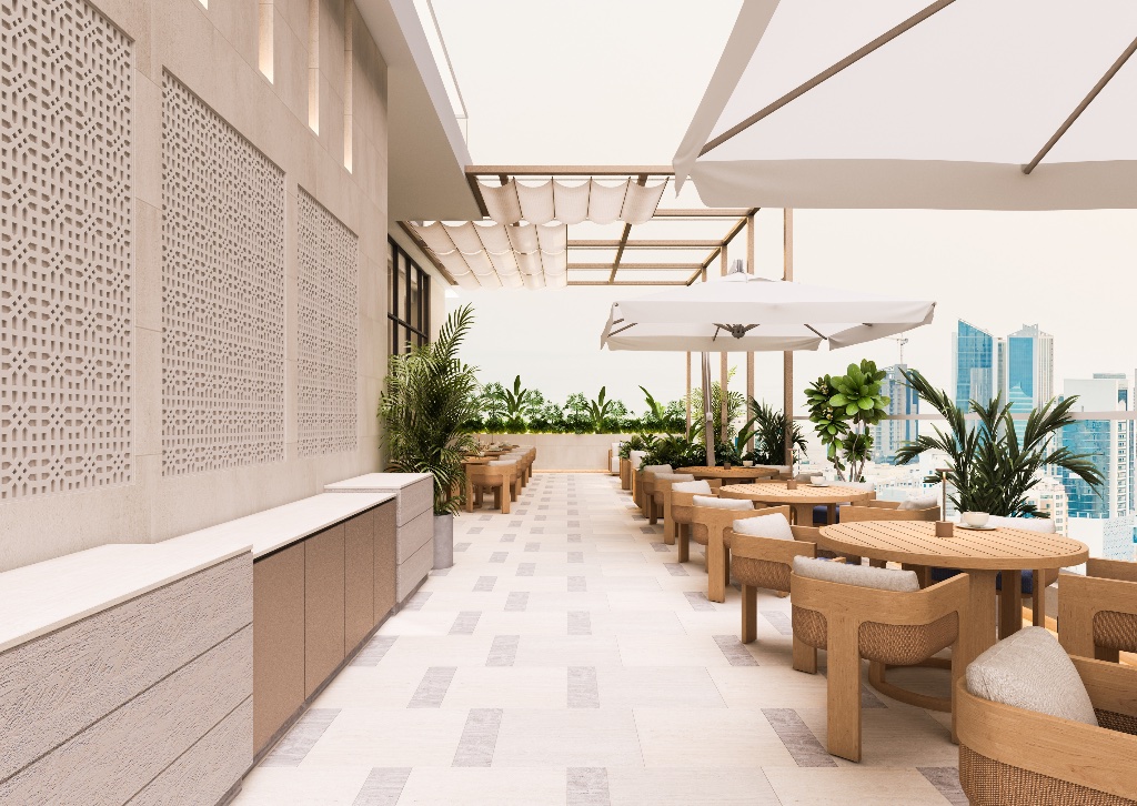 Rooftop Dining Area