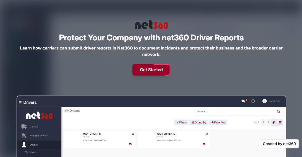 Protect Your Company with net360 Driver Reports