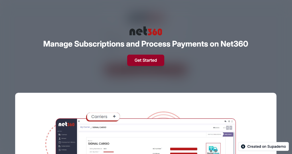 Manage Subscriptions and Process Payments on net360