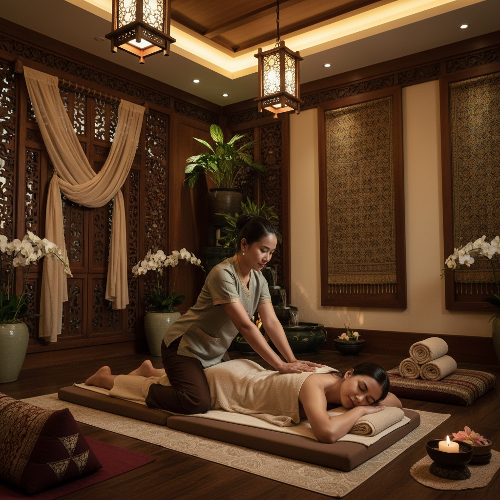 Traditional Thai Massage (No Oil)