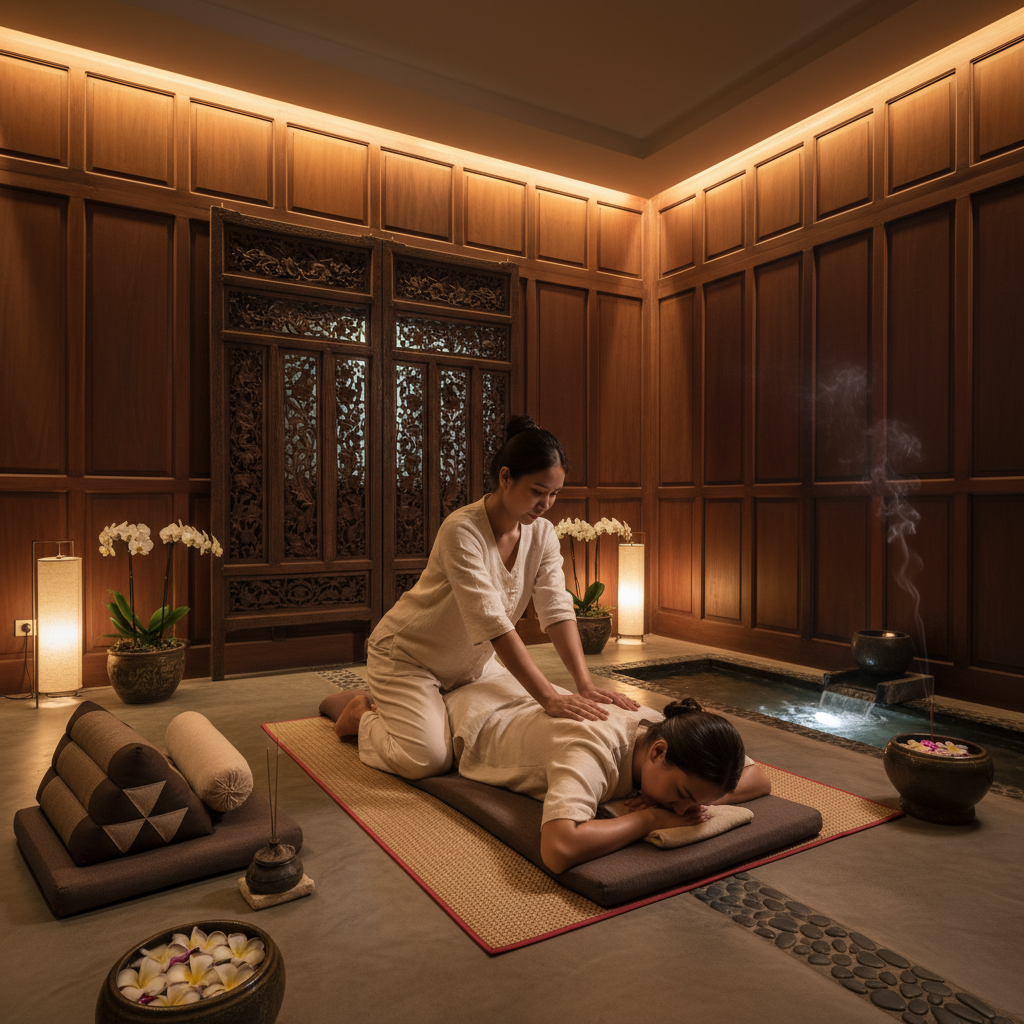 Traditional Thai Massage (No Oil)