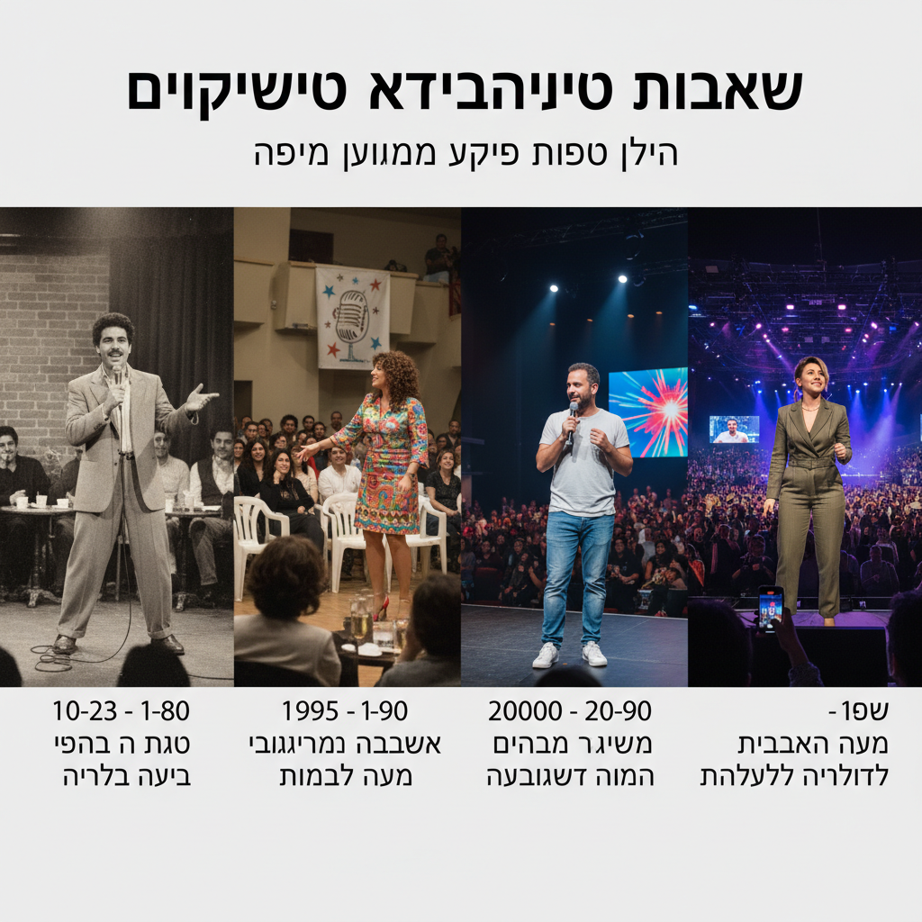 הסטנדאפיסטים המובילים בישראל: מסע דרך ההיסטוריה וההווה