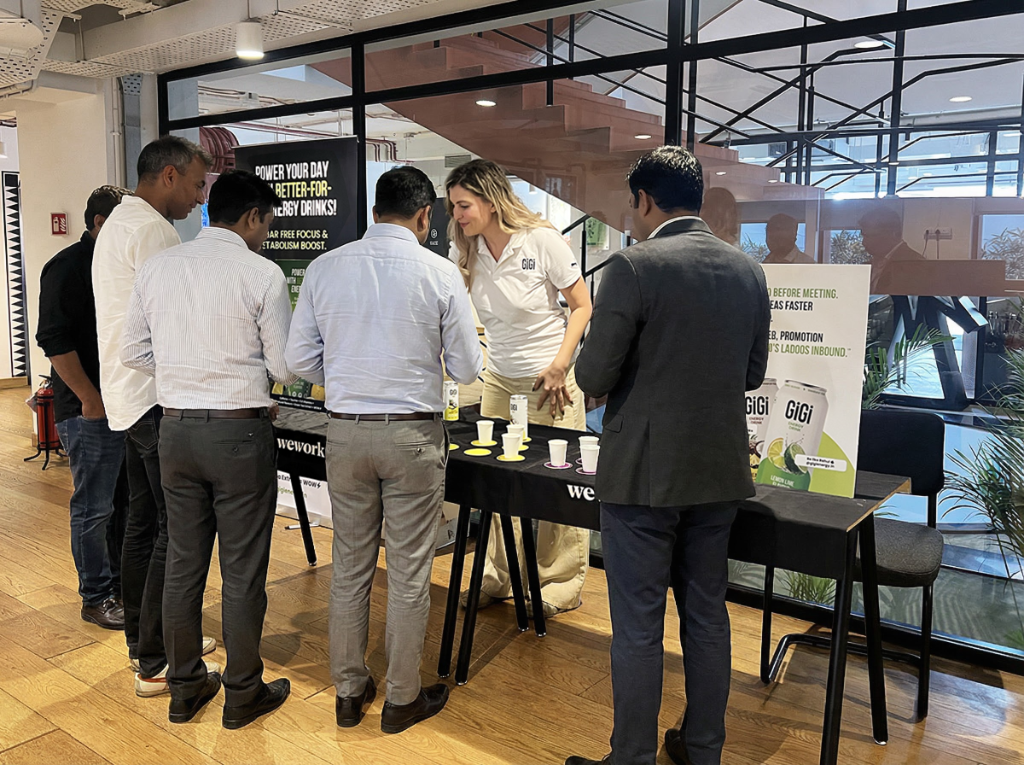 Team Gigi at tasting event
