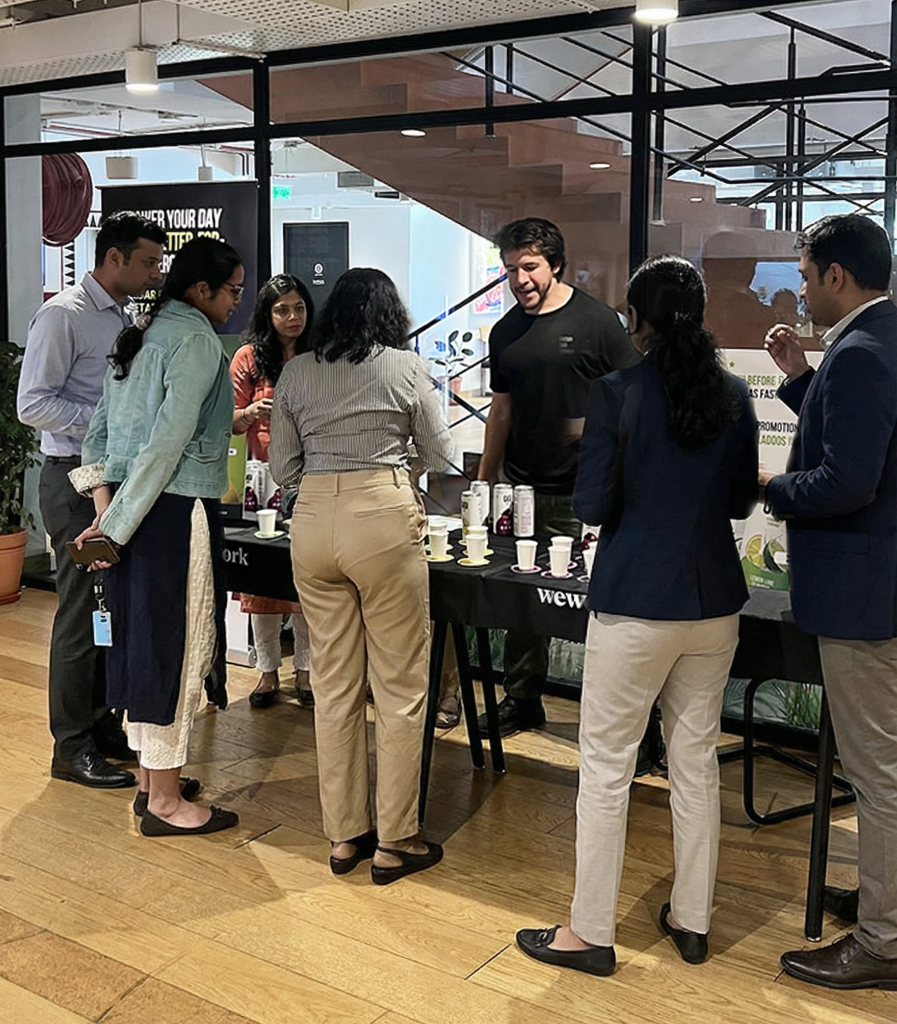People enjoying Gigi tasting event
