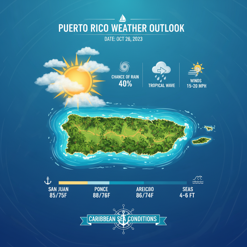 🌞 Sunny and Breezy Conditions Across Puerto Rico