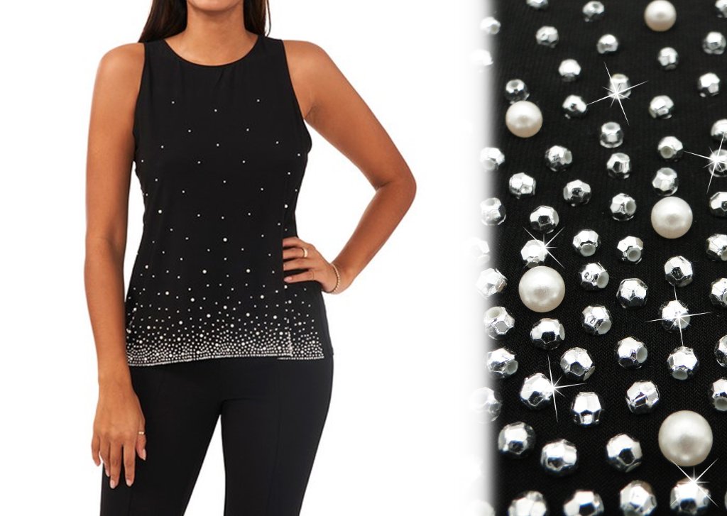 Black Pearl Scattered Top