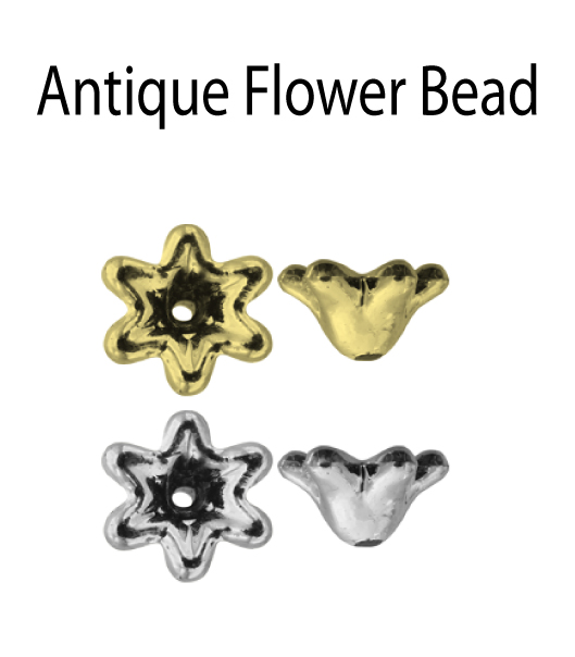 Antique Flower Bead