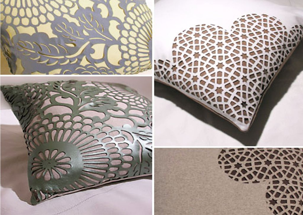 Laser Cut Fabric Samples