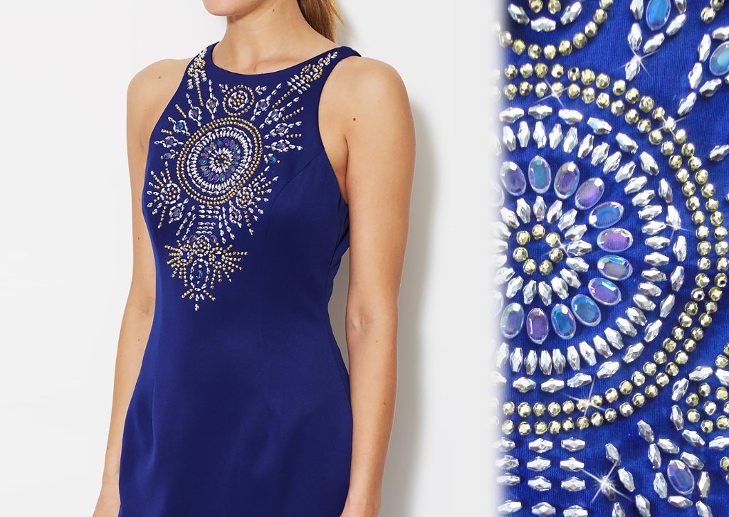 Purple Beaded Set