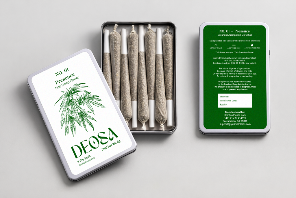 DEOSA — NO. 01 Presence Fine Hemp Flower Pre-Rolls