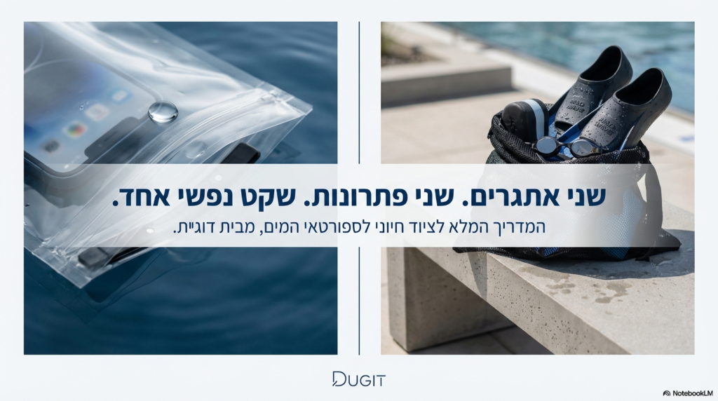 שני אתגרים, שני פתרונות, שקט נפשי אחד