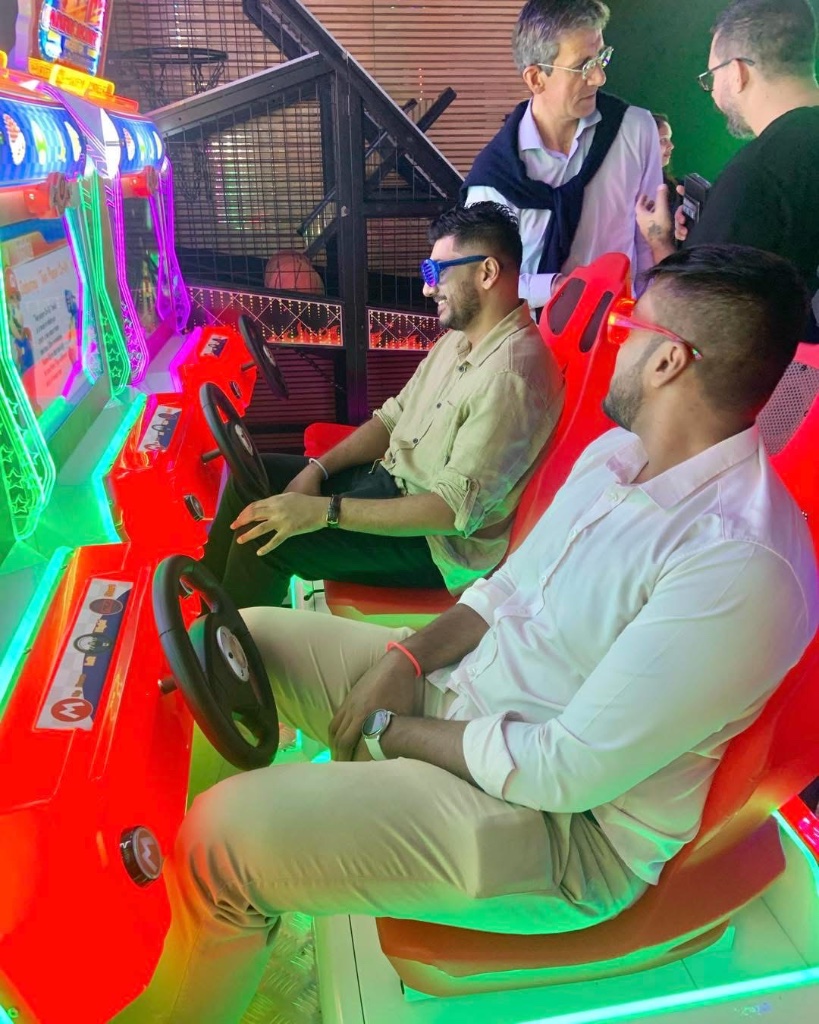 Mario Kart Corporate Tournament Action