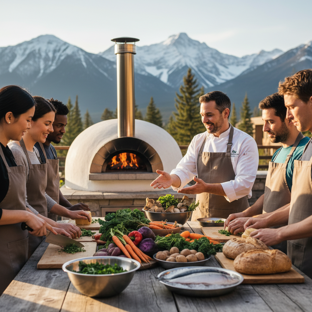 Hotels host cooking classes led by local chefs using locally sourced ingredients. - AI generated hero