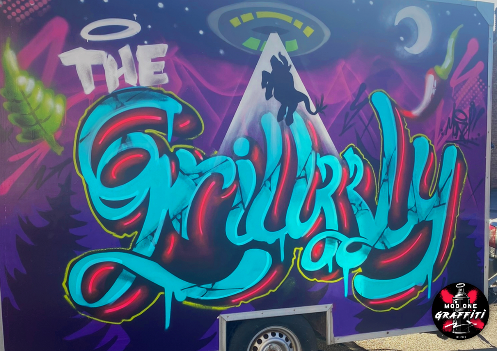 The Grillzy Food Truck Logo