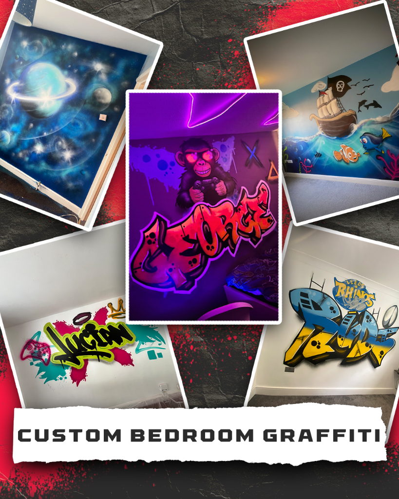 Custom Bedroom Graffiti