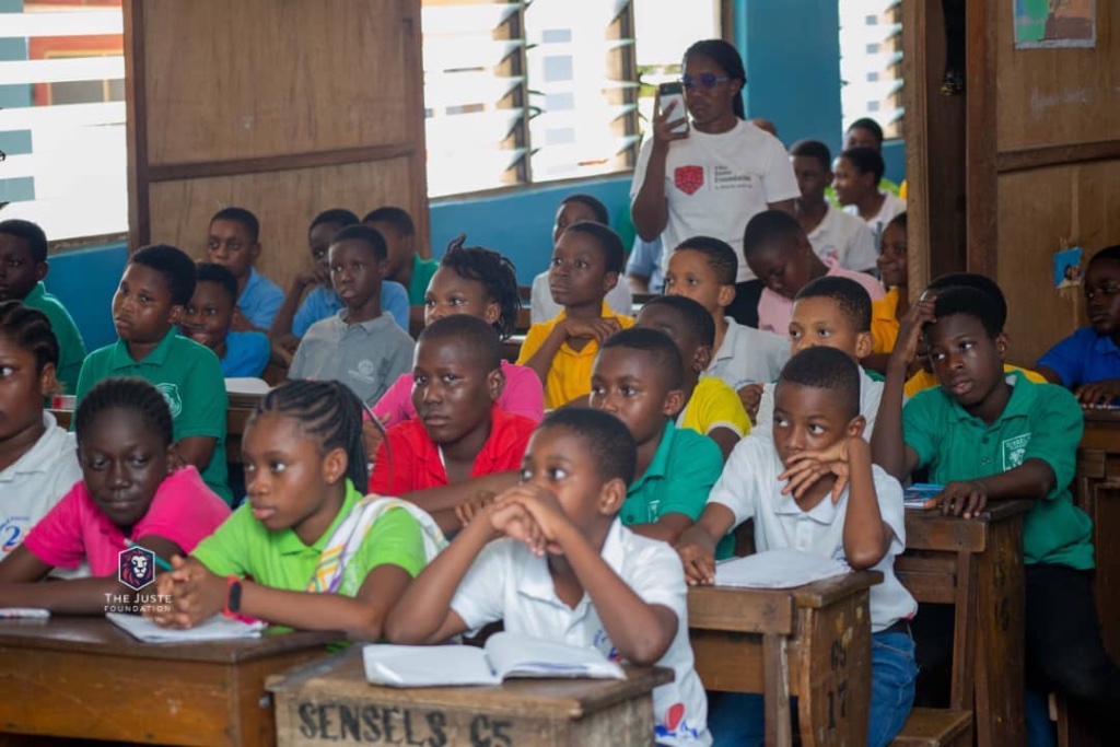 Students engaged in a classroom learning session