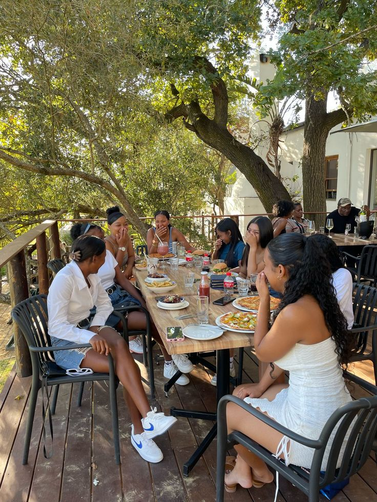 Black women celebrating together
