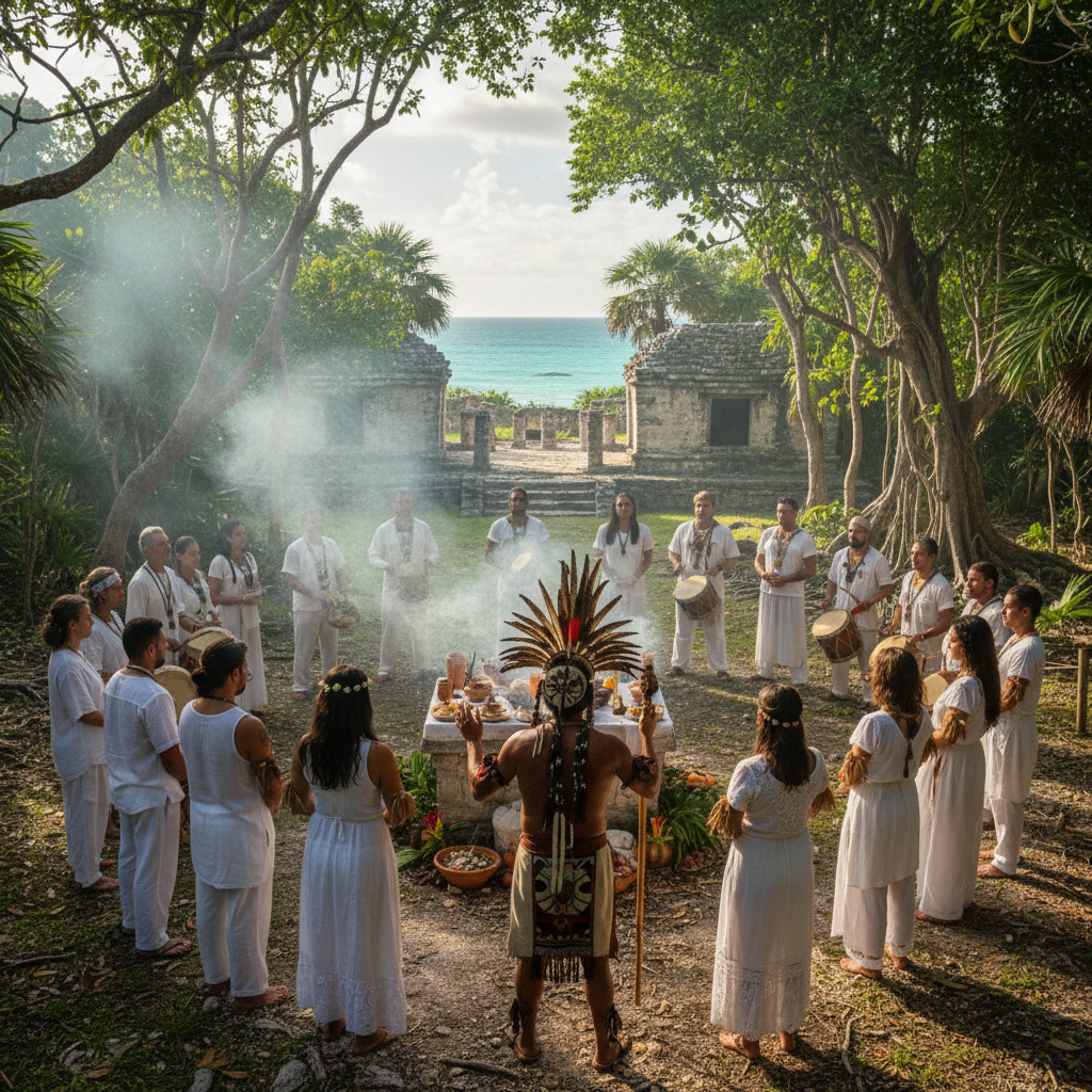 Mayan Ceremony Participation