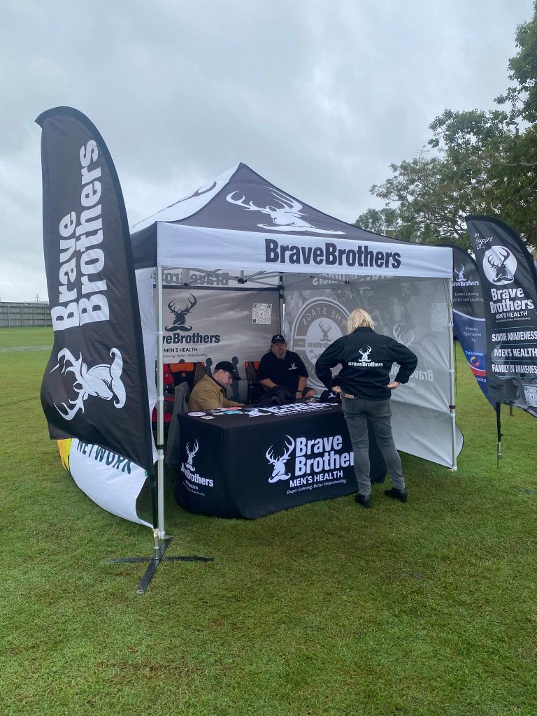 Brave Brothers branded stickers and promotional items Bundaberg