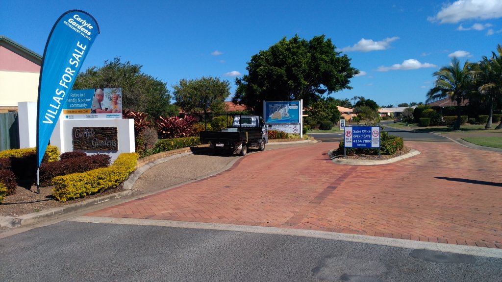 Carlyle Gardens — Estate Entrance (manufactured in-house, installation by others)