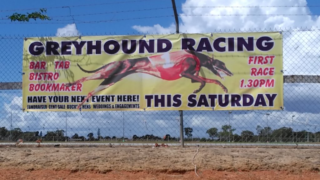 Heavy-duty vinyl banner with eyelets manufactured by Terry Signs Bundaberg