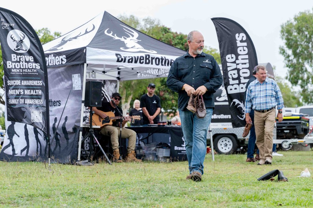 Brave Brothers Bundaberg charity event featuring Terry Signs branding and signage