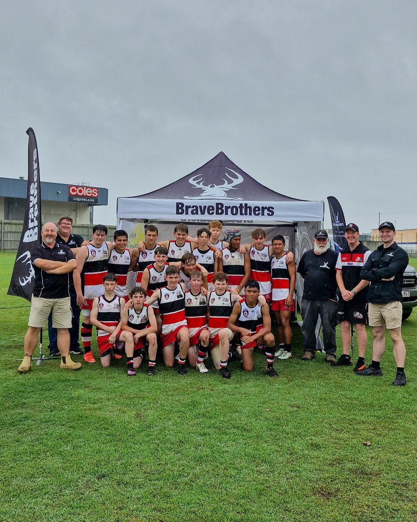 Brave Brothers branded signage showing consistent visual identity in Bundaberg