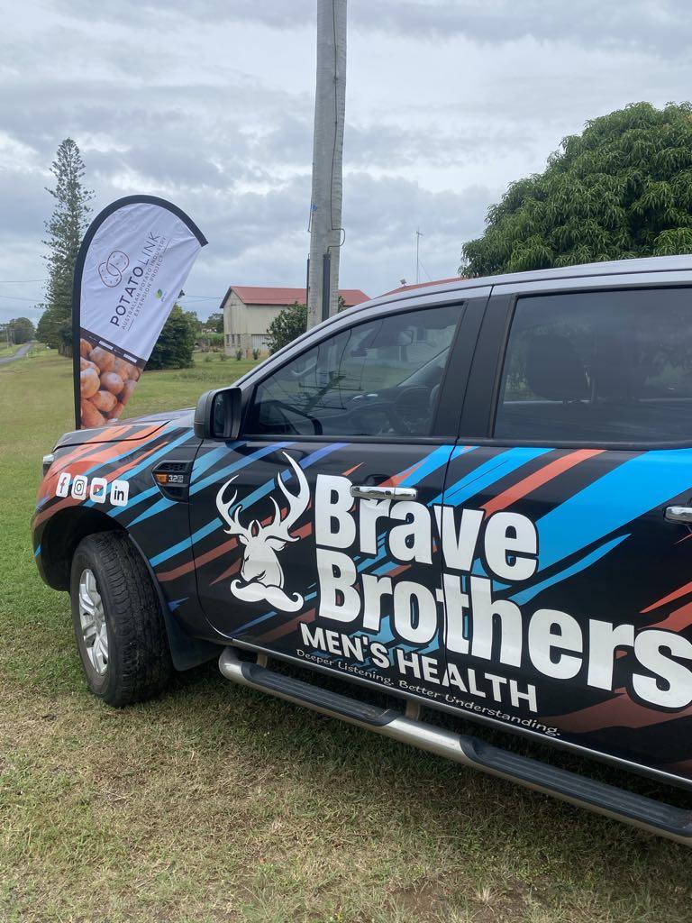 Brave Brothers logo and visual identity branding by Terry Signs Bundaberg