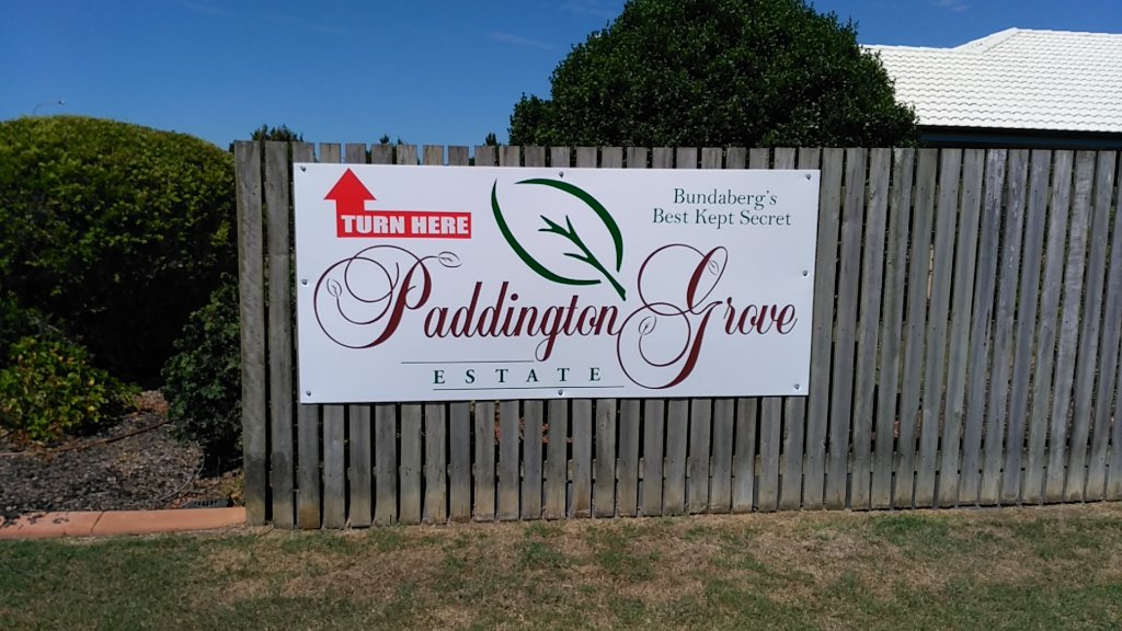 Paddington Grove — Estate Sign (manufactured in-house, installation by others)