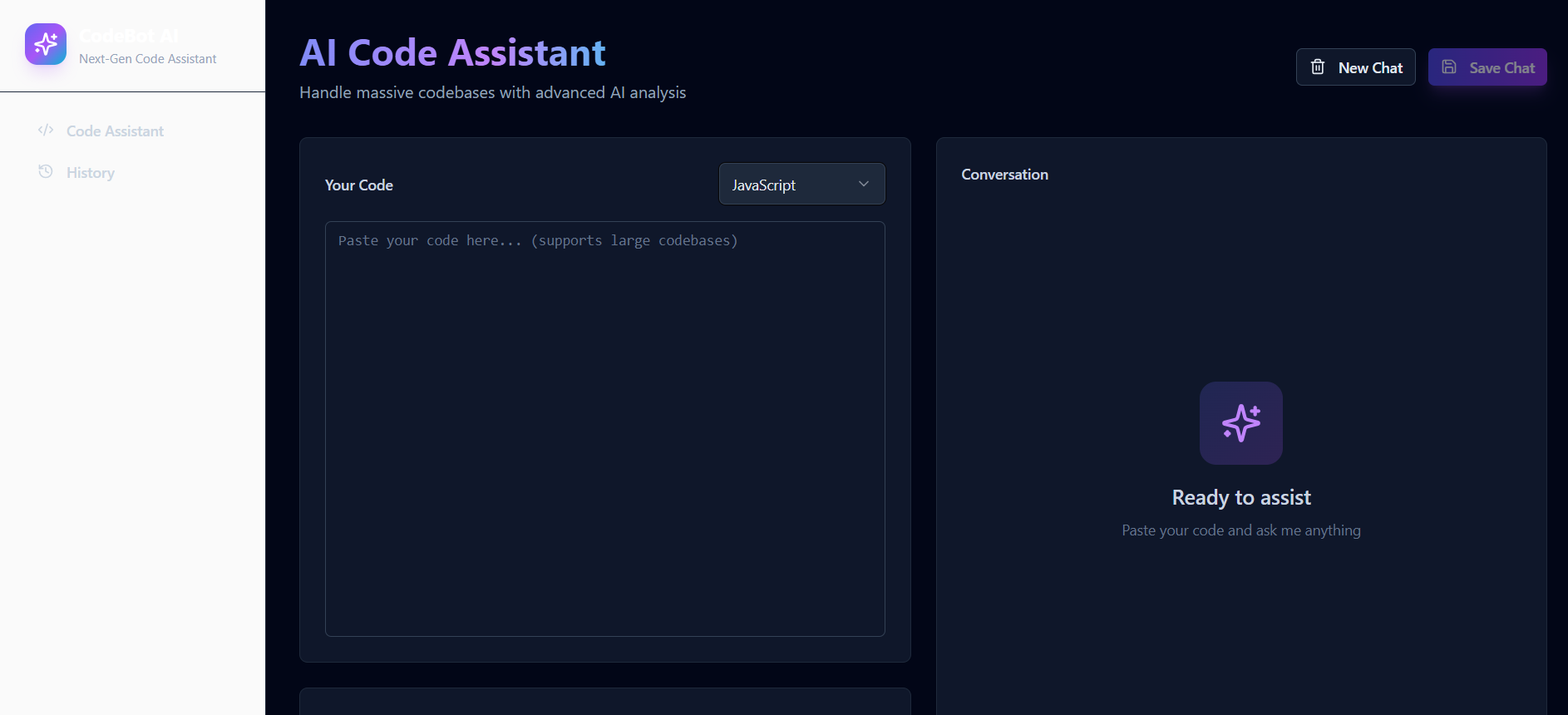 Code Weaver AI template preview