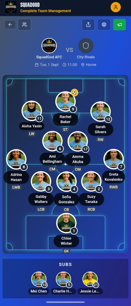 Football Lineup Builder