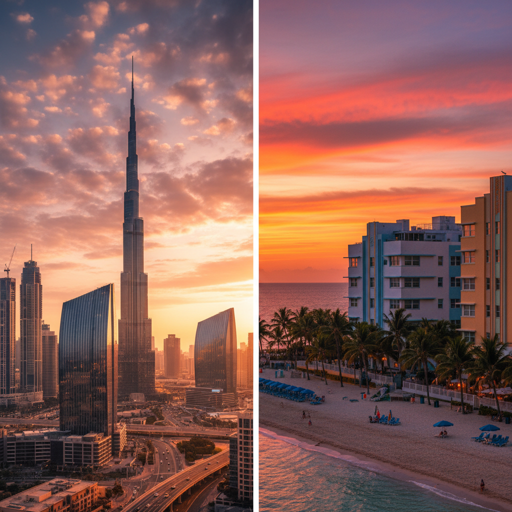 Dubai vs Miami