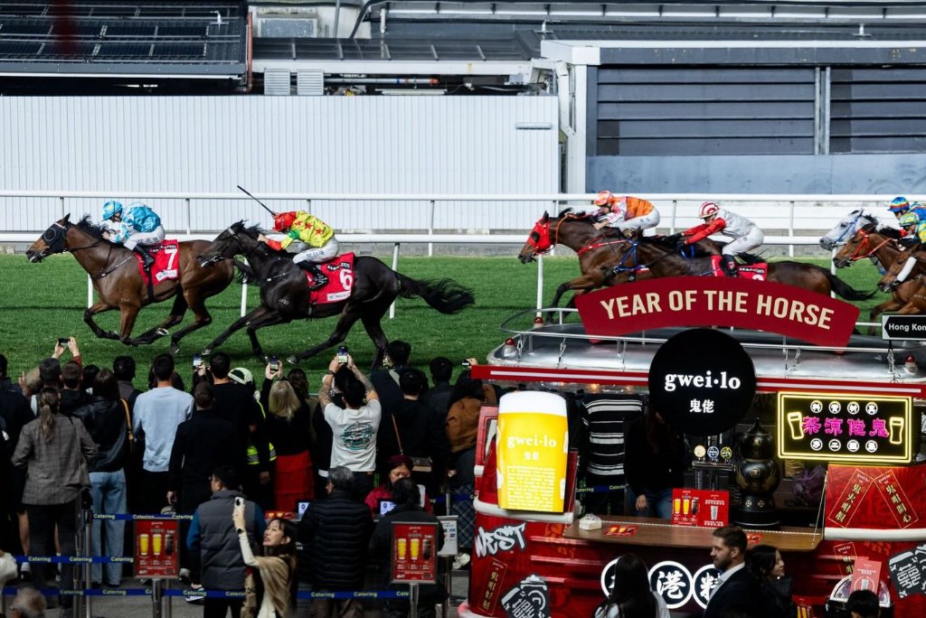 Year of the Horse celebration with themed food stalls and racing action