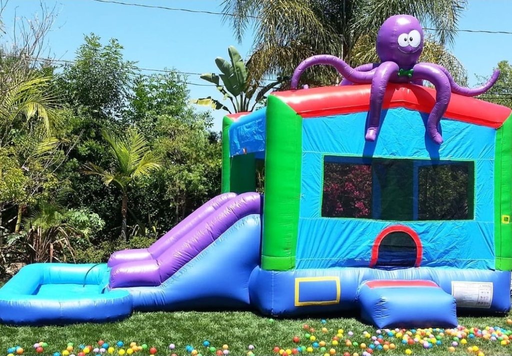 Octopus Adventure Bounce House - Image 1