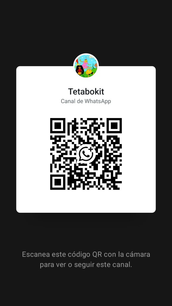 QR Code WhatsApp Canal Tetabokit